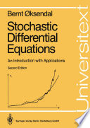 Stochastic Differential Equations An Introduction with Applications