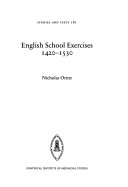 English school exercises, 1420-1530