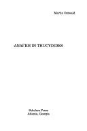 Anankē in Thucydides