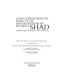 Long-term health effects of participation in Project SHAD (Shipboard Hazard and Defense)