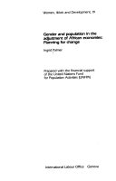 Gender and population in the adjustment of African economies : planning for change