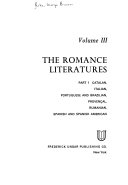The Romance literatures.