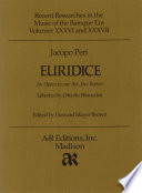 Euridice : an opera in one act, five scenes
