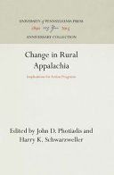 Change in rural Appalachia; implications for action programs.