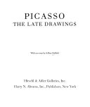 Picasso, the late drawings