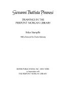 Giovanni Battista Piranesi : drawings in the Pierpont Morgan Library