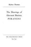 The drawings of Giovanni Battista Piranesi