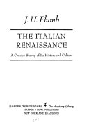 The Italian Renaissance : a concise survey of its history and culture