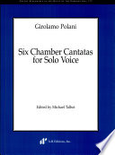 Six chamber cantatas : for solo voice