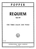 Requiem : opus 66, for three cellos and piano