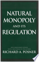 Natural Monopoly and its Regulation.