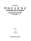 Concerto en ré mineur pour deux pianos et orchestre