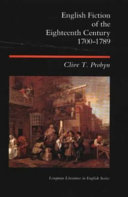 English fiction of the eighteenth century, 1700-1789