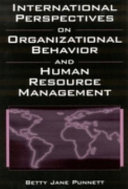 International perspectives on organizational behavior and human resource management