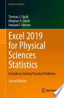 Excel 2019 for physical sciences statistics : a guide to solving practical problems