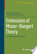 Extensions of Moser–Bangert Theory Locally Minimal Solutions