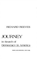 American journey : traveling with Tocqueville in search of democracy in America