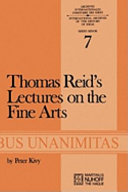 Thomas Reid's Lectures on the fine arts.