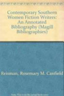 Contemporary southern women fiction writers : an annotated bibliography
