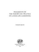 Fragments on the theory and practice of landscape gardening