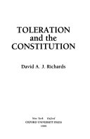 Toleration and the Constitution