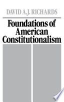 Foundations of American constitutionalism