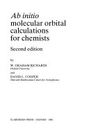 Ab initio molecular orbital calculations for chemists