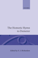 The Homeric hymn to Demeter,