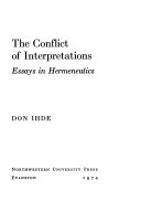 The conflict of interpretations : essays in hermeneutics