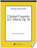 Clarinet concerto in C minor, op. 36
