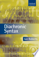 Diachronic syntax