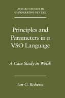 Principles and parameters in a VSO language : a case study in Welsh