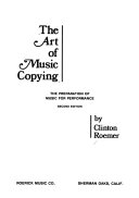 The art of music copying : the preparation of music for performance