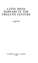 Latin siege warfare in the twelfth century