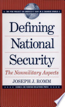 Defining national security : the nonmilitary aspects