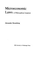 Microeconomic laws : a philosophical analysis