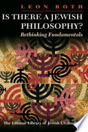 Is There a Jewish Philosophy? : Rethinking Fundamentals.