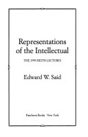 Representations of the intellectual : the 1993 Reith lectures