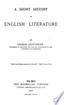 A short history of English literature,