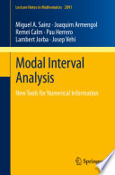 Modal Interval Analysis New Tools for Numerical Information