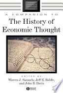 A companion to the history of economic thought
