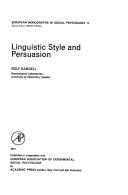 Linguistic style and persuasion