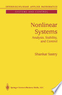 Nonlinear Systems Analysis, Stability, and Control