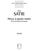 Pièces à quatre mains = Pieces for piano four hands