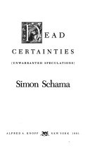 Dead certainties : unwarranted speculations