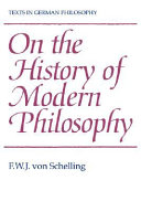 On the history of modern philosophy