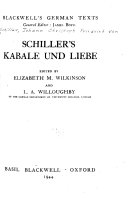 Schiller's Kabale und Liebe