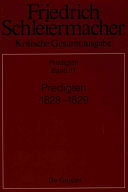 Predigten 1828-1829