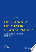 Dictionary of Minor Planet Names Addendum to 6th Edition: 2012-2014