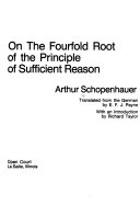 On the fourfold root of the principle of sufficient reason.